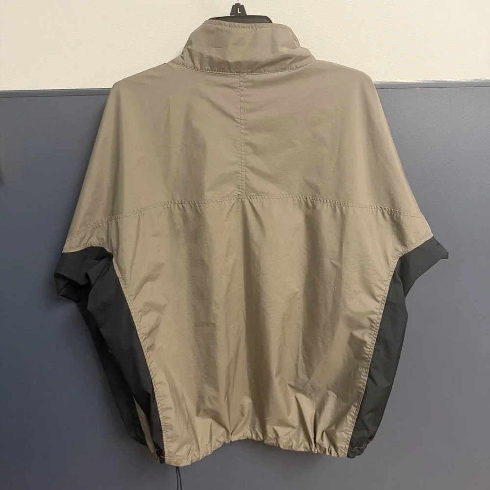 L.L. Bean Outdoors Windbreaker Jacket Men Large Brown Black Full Zip Lightweight - Picture 3 of 8